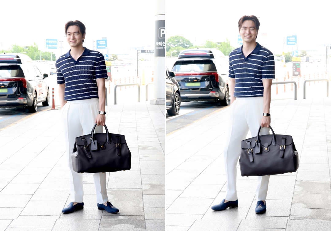[공항패션] 배우 이진욱·정수정, 랄프로렌으로 완성한 출국 룩 644-Image
